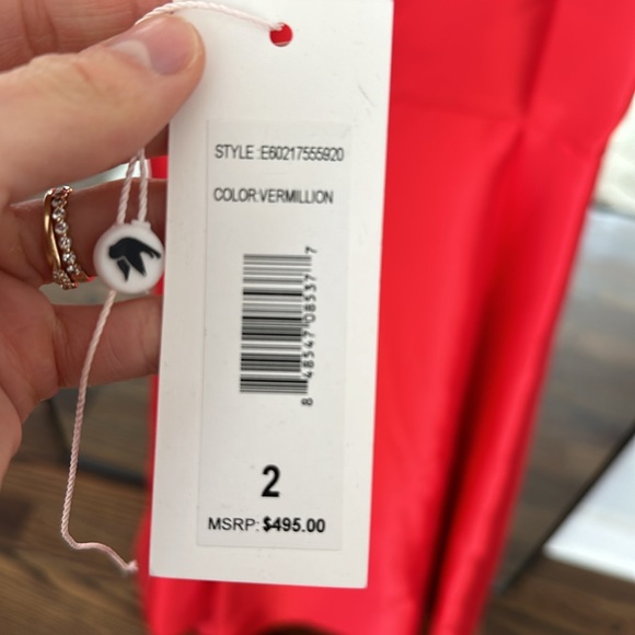 Red Erin Fetherston gown - Picture 2 of 6